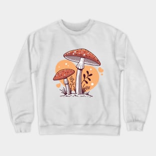 Amanita Muscaria Cottagecore Aesthetic Crewneck Sweatshirt